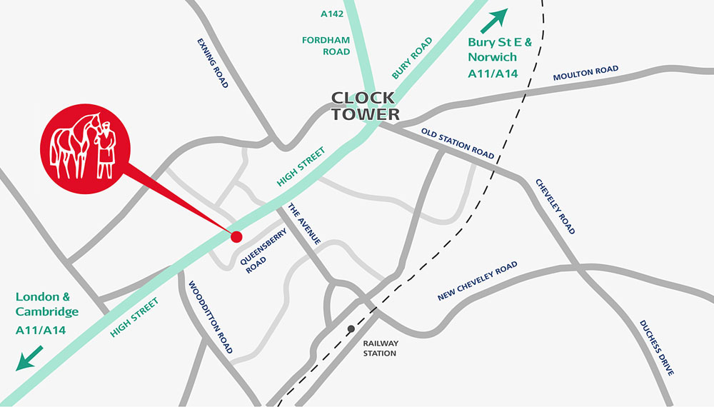 Newmarket map showing BBA Shipping & Transport Ltd office location